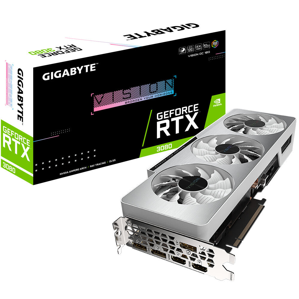 GIGABYTE VISION OC - NVIDIA 10 GB GDDR6X GeForce RTX 3080 graphics card