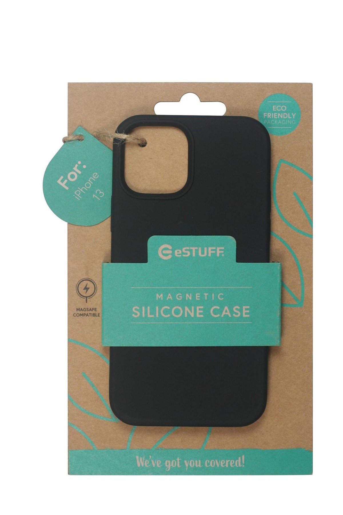 eSTUFF DUBLIN Magnetic mobile phone case for iPhone 13 in Black