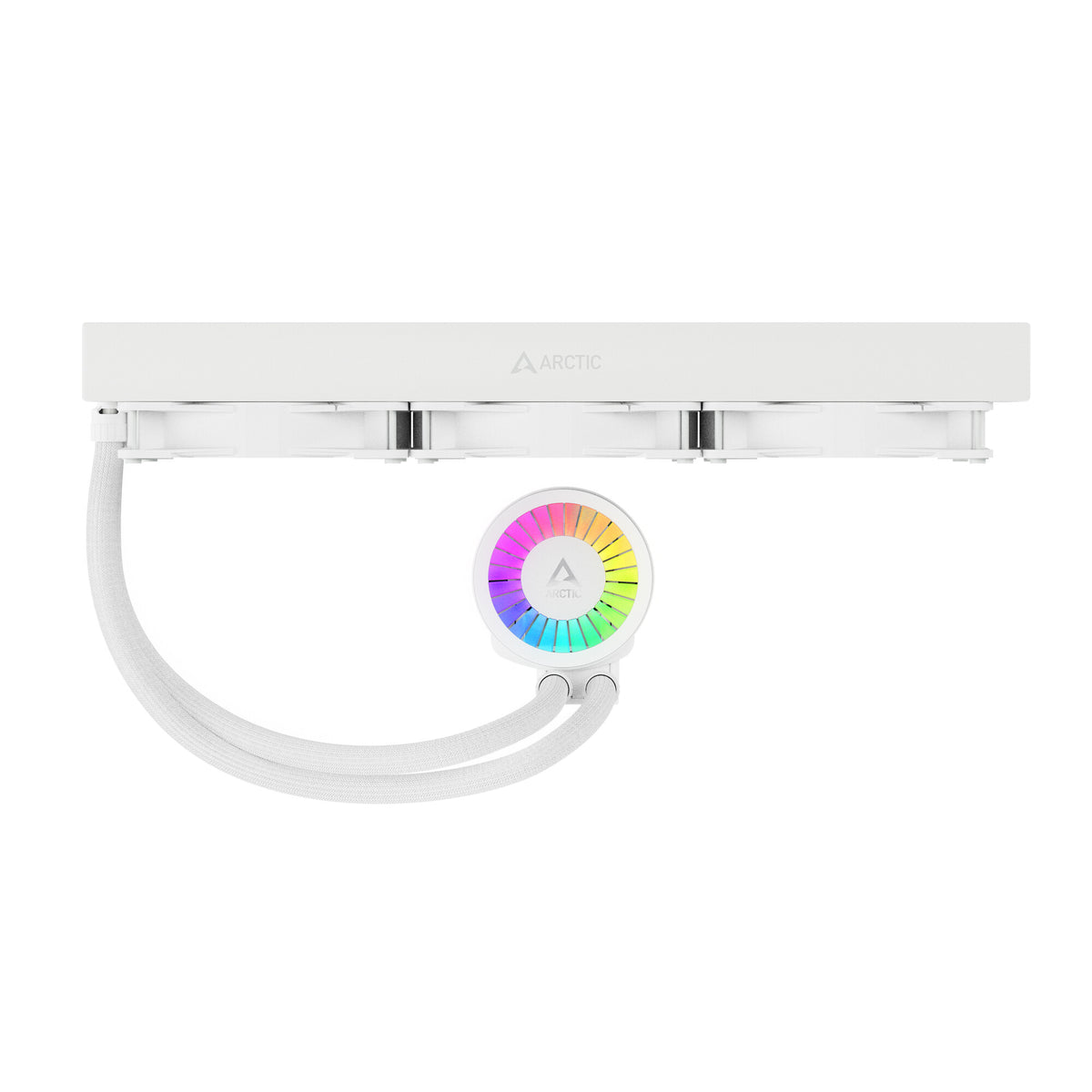 ARCTIC Liquid Freezer III 420 A-RGB - All-in-one Liquid CPU Cooler in White - 420mm