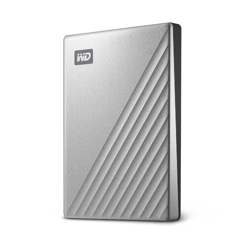 Western Digital My Passport Ultra - External Hard Drive in Silver - 2 TB