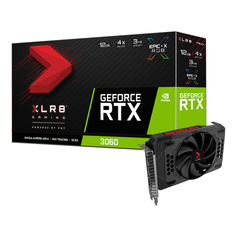 PNY XLR8 Gaming Revel Epic-X RGB - NVIDIA 12 GB GDDR6 GeForce RTX 3060 graphics card