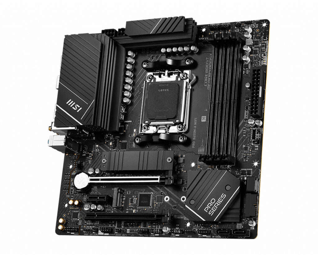 MSI PRO B650M-A WIFI micro ATX motherboard - AMD B650 Socket AM5