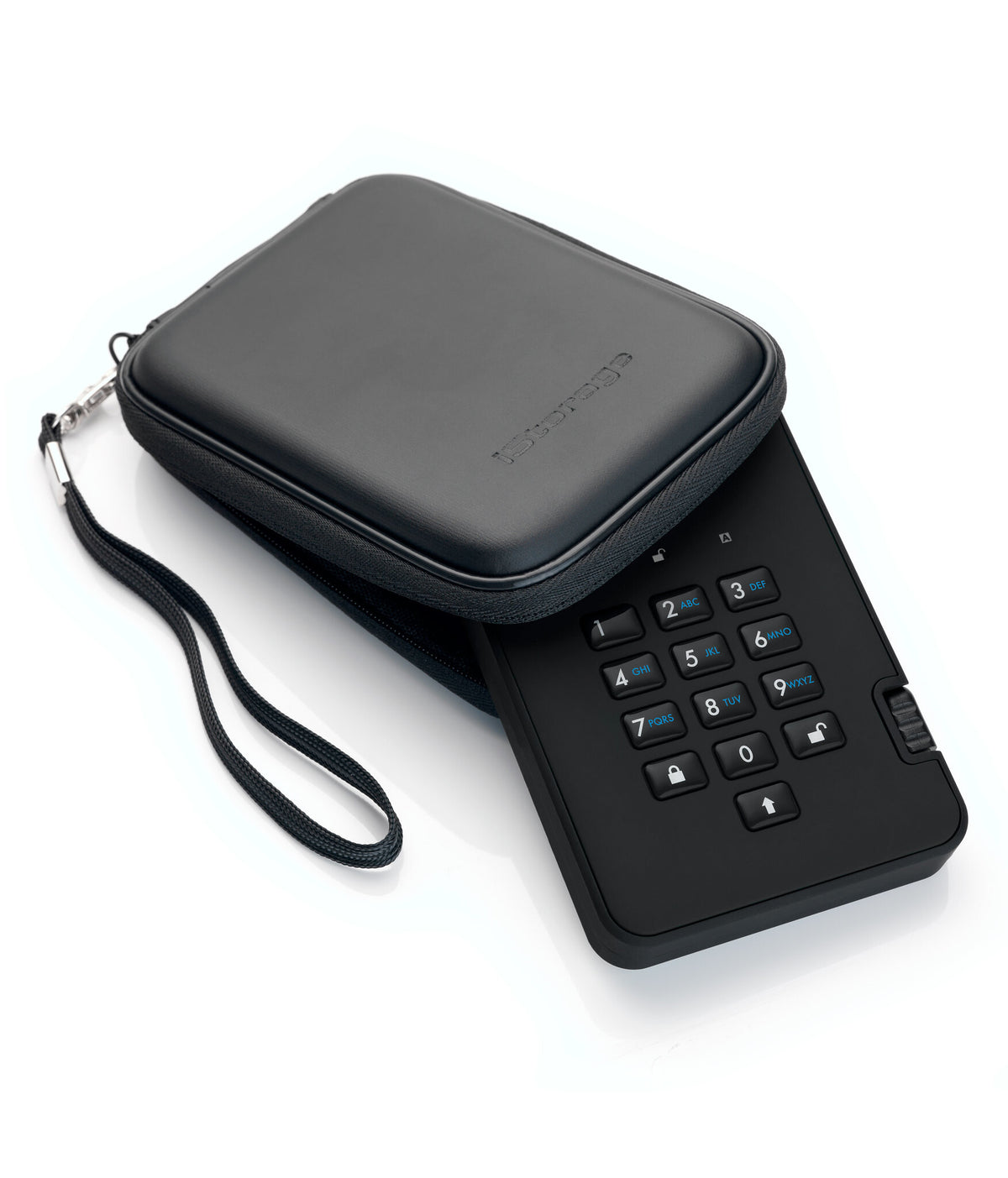 iStorage diskAshur2 - Secure Encrypted External hard drive in Black - 3 TB