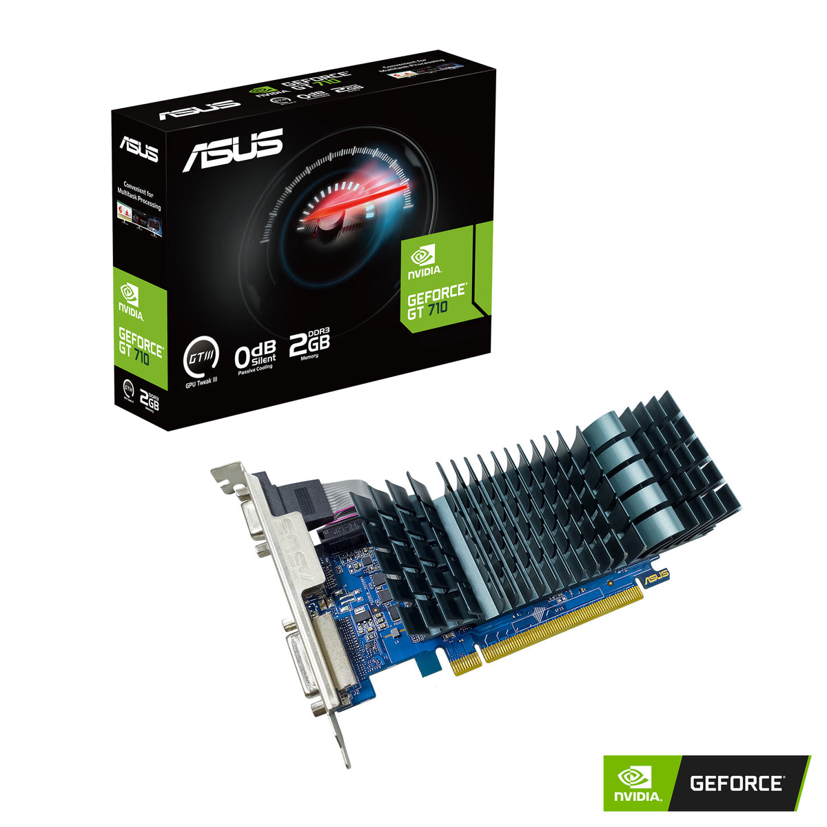 ASUS - NVIDIA 2 GB GDDR3 GeForce GT 710 graphics card