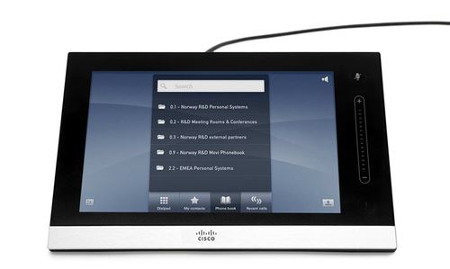 Cisco CTS-CTRL-DVC8-RF, Refurbished 20.3 cm (8&quot;) 800 x 480 pixels LCD Touchscreen Tabletop Black, Grey Monitor