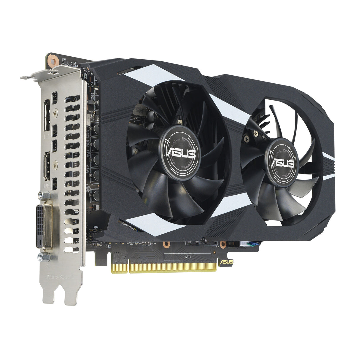 ASUS Dual OC - NVIDIA 4 GB GDDR6 GeForce GTX 1650 graphics card