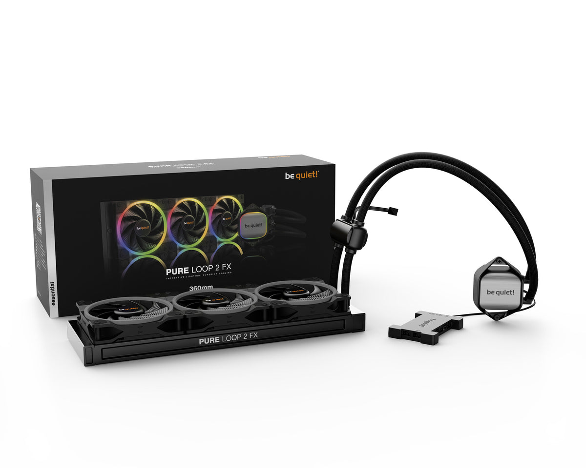 be quiet! Pure Loop 2 FX - All-in-one Liquid Processor Cooler in Black - 360mm