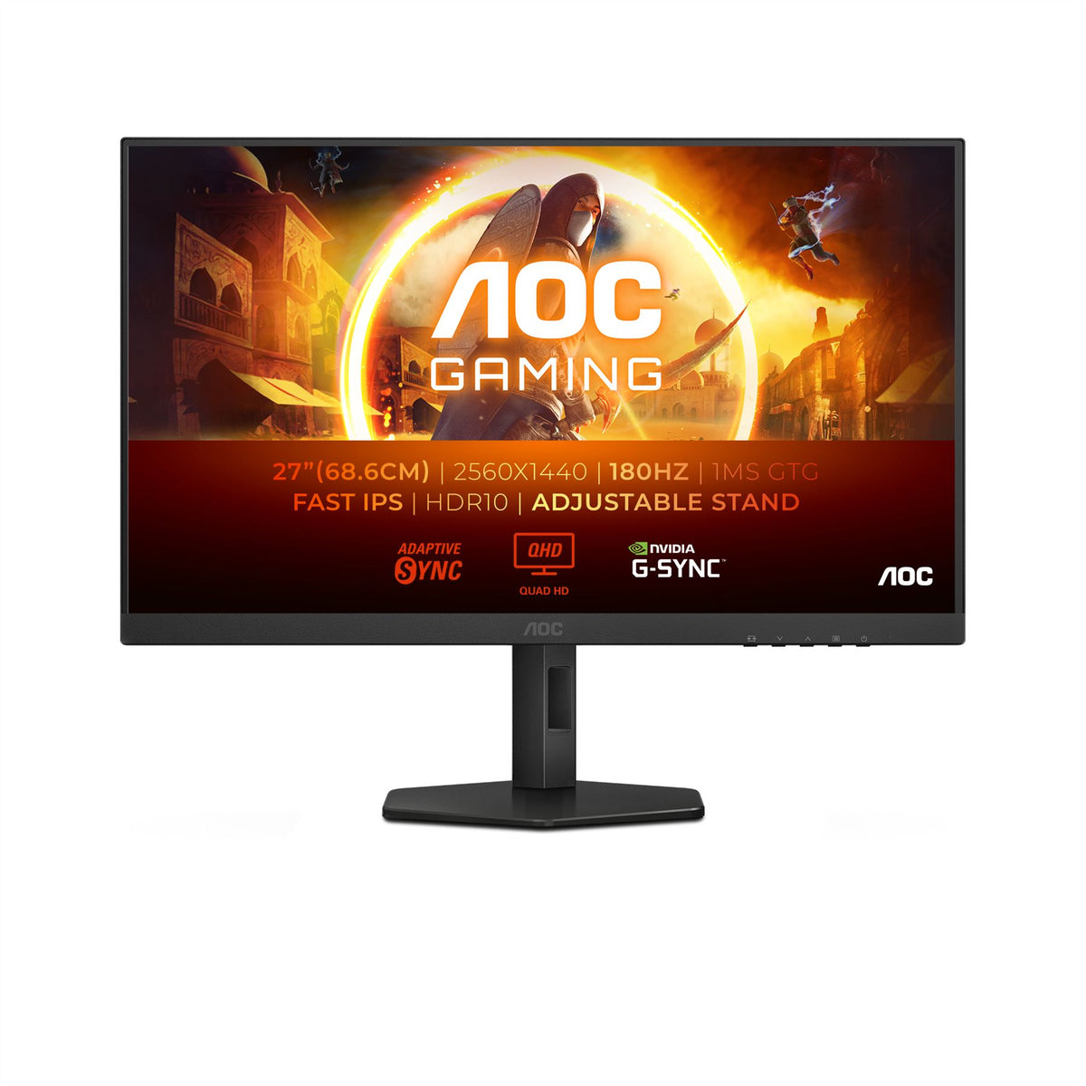 AOC G4 Q27G4XF - 68.6 cm (27&quot;) - 2560 x 1440 pixels QHD LED Monitor