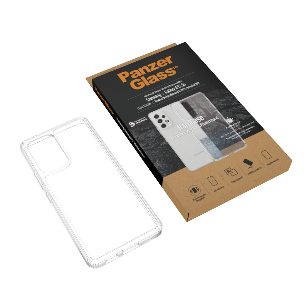 PanzerGlass ® HardCase for Galaxy A53 (5G) in Transparent