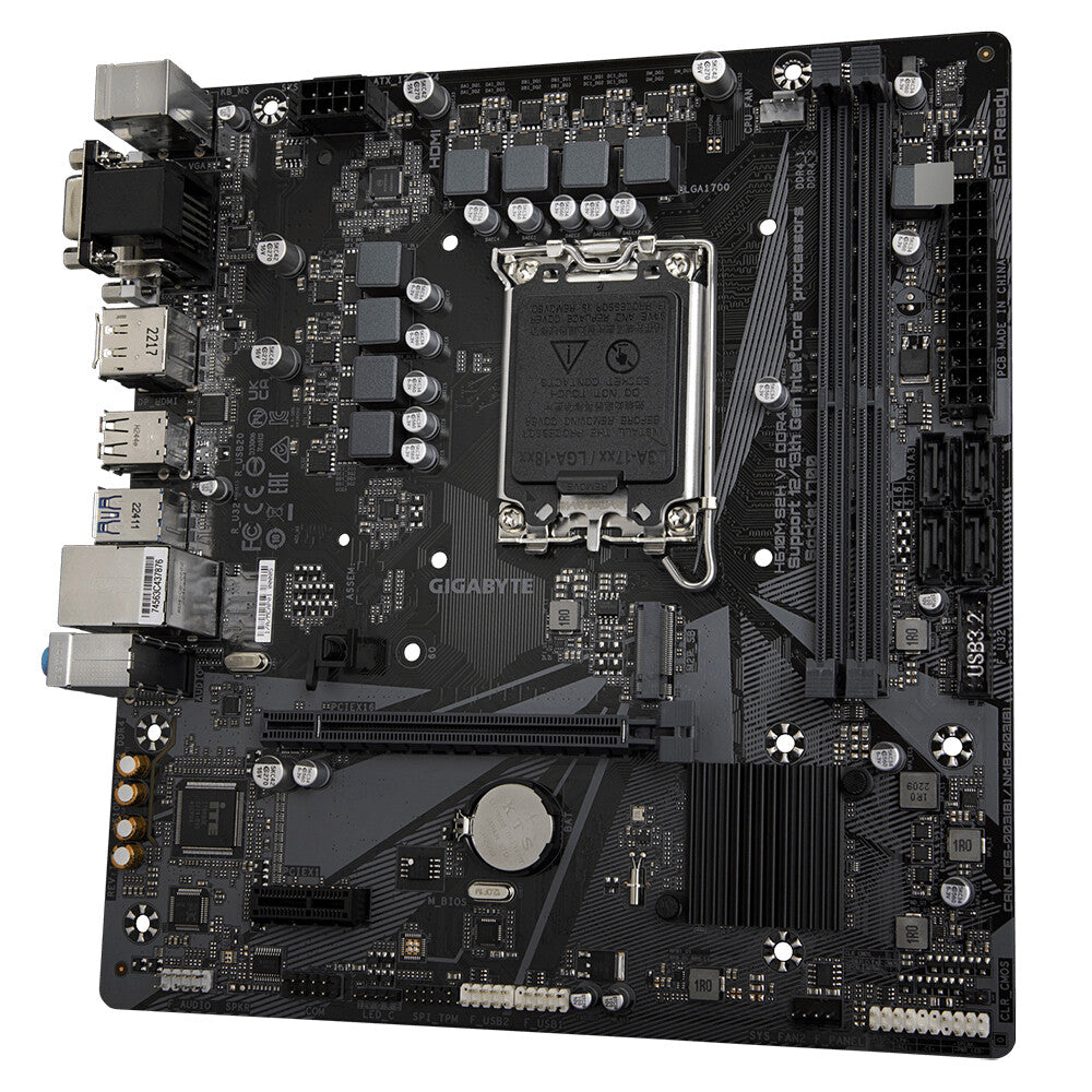 Gigabyte H610M S2H V2 DDR4 (rev. 1.0) micro ATX motherboard - Intel H610 Express LGA 1700