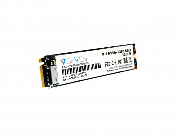 V7 V7SSD128GBNV3E - Serial ATA III NVMe 3D TLC M.2 SSD - 128 GB