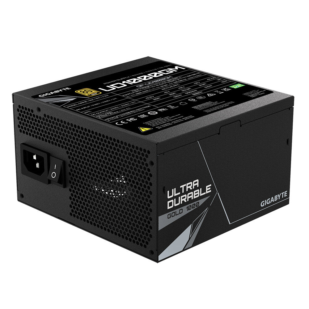 Gigabyte UD1000GM - 1000W 80+ Gold Fully Modular Power Supply Unit