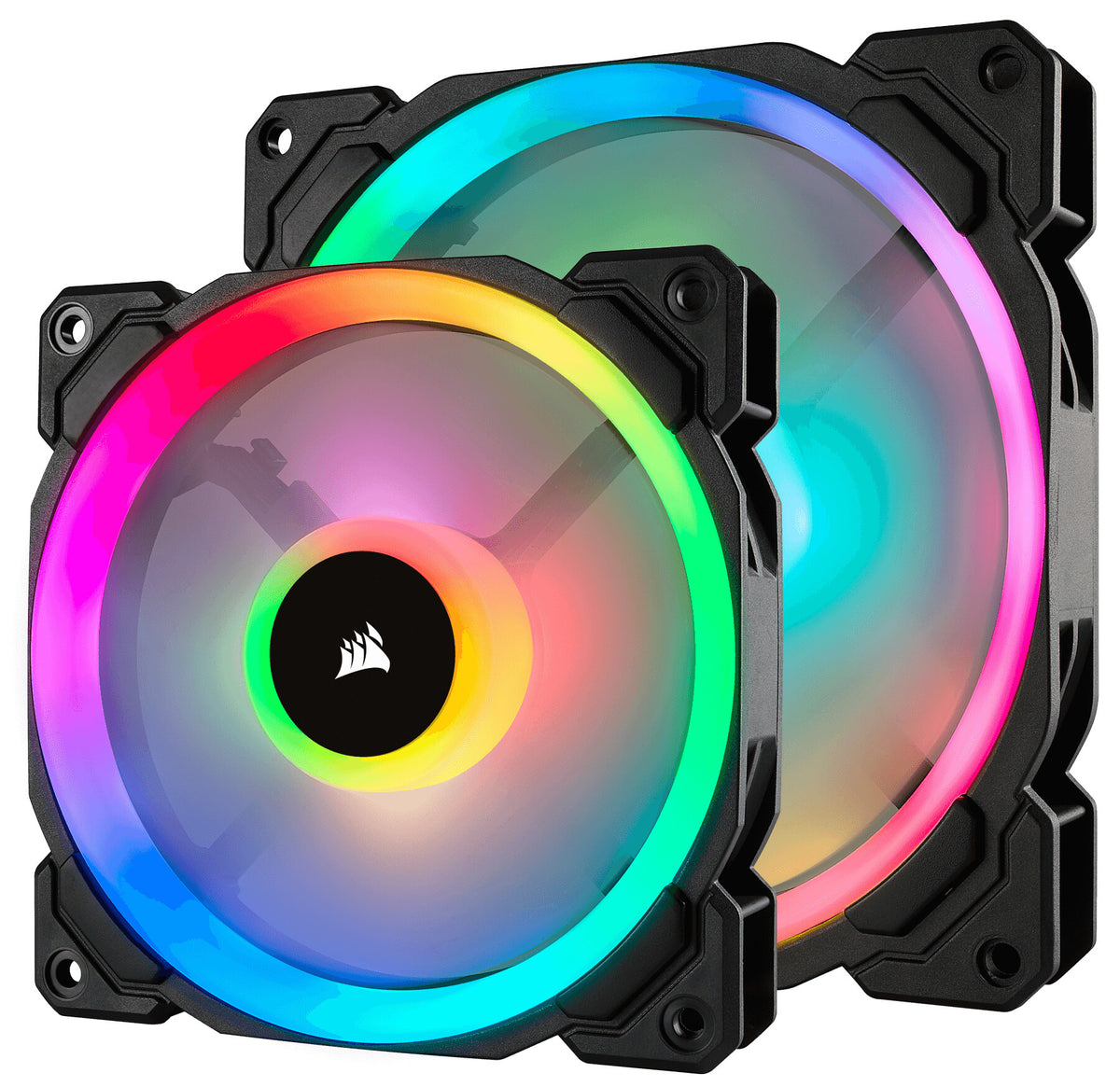 Corsair LL120 RGB - Computer Case Fan in Black / White - 120mm