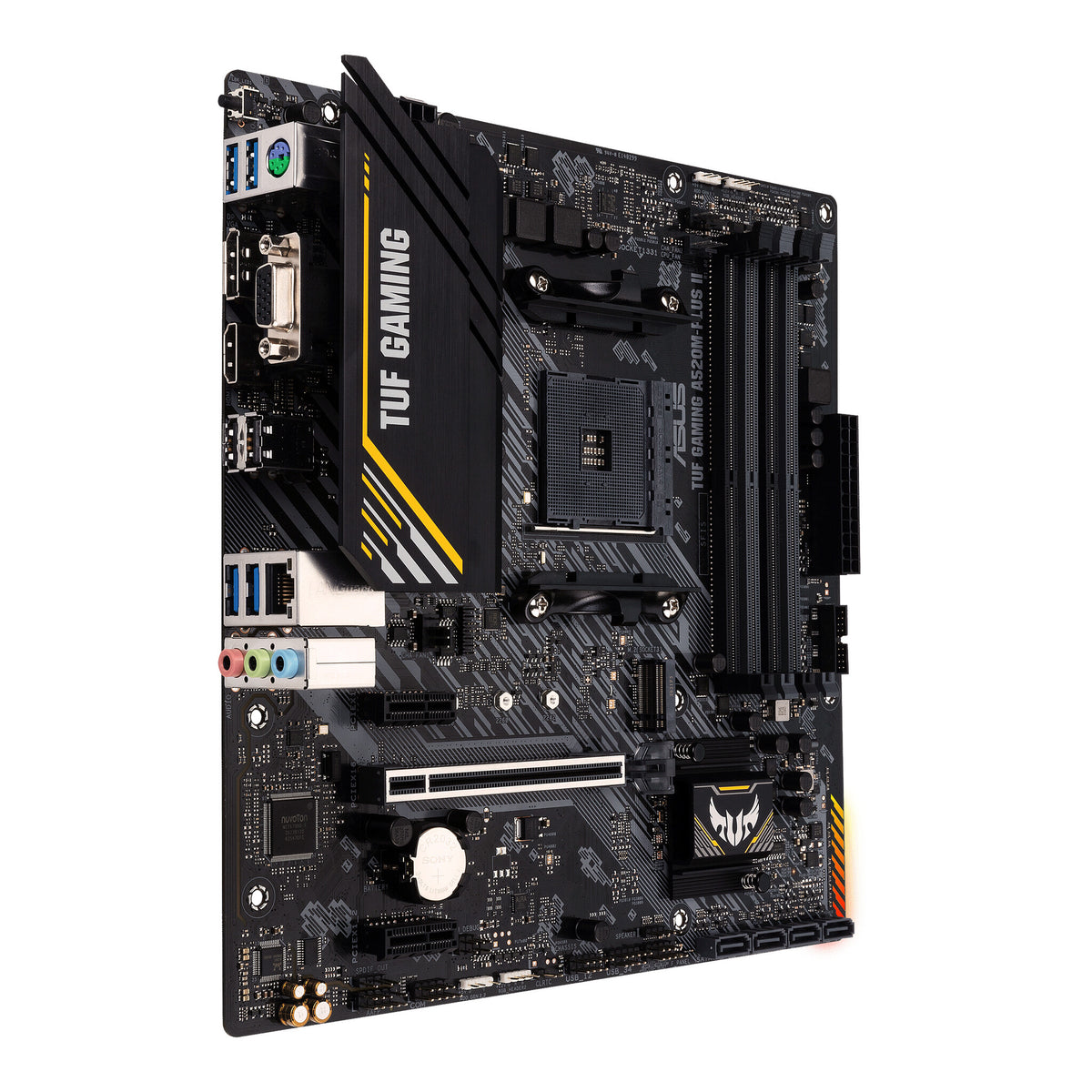 ASUS TUF GAMING A520M-PLUS II micro ATX motherboard - AMD A520 Socket AM4