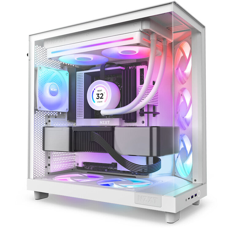 NZXT F240 RGB Core - Computer Case Fan in White - 240mm