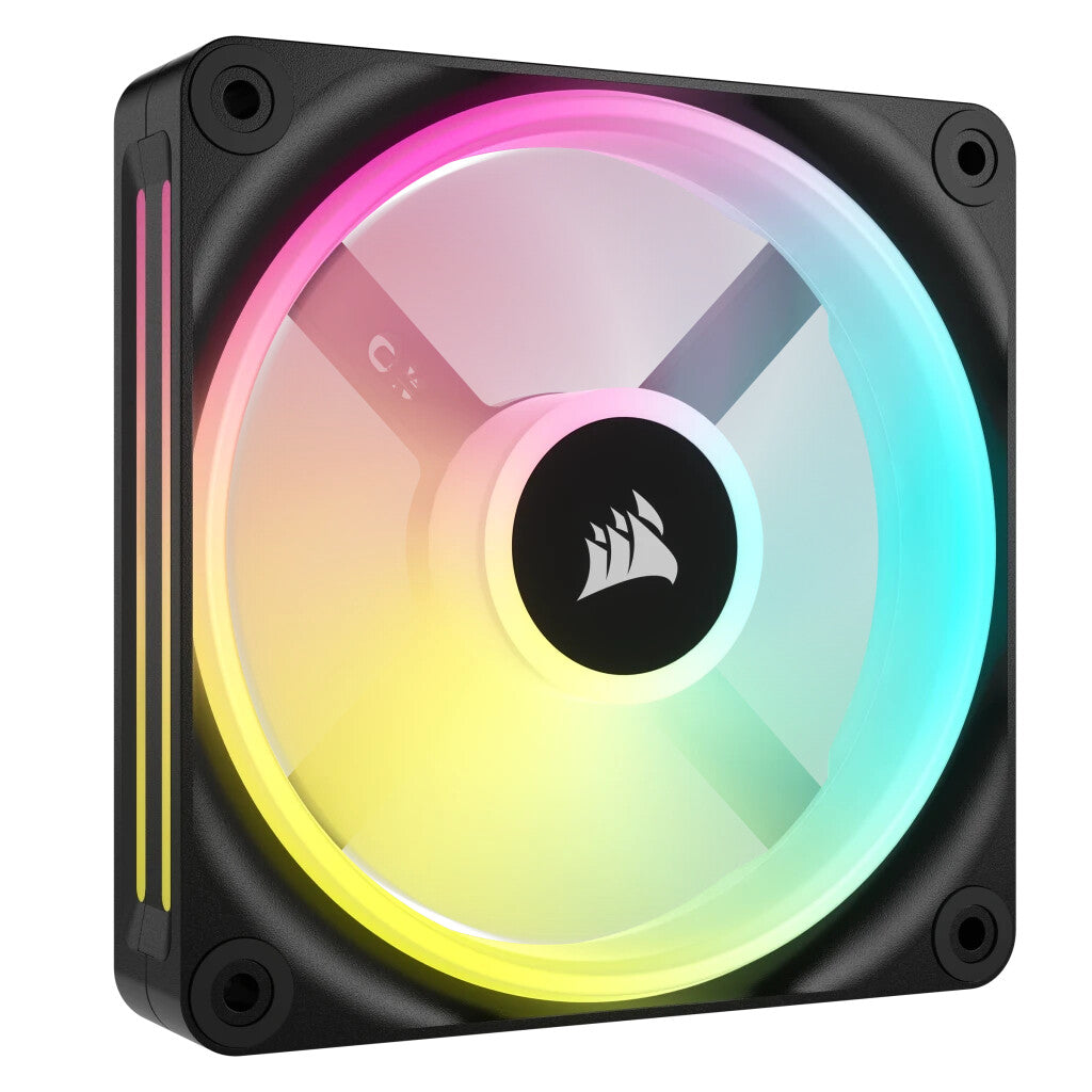 Corsair iCUE LINK QX120 RGB - PWM Computer Case Fan in Black / White - 120mm