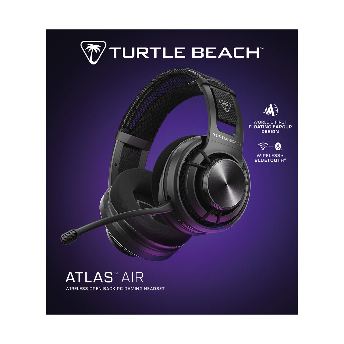 Turtle Beach Atlas Air - Wired &amp; Wireless Gaming Bluetooth Headset in Black