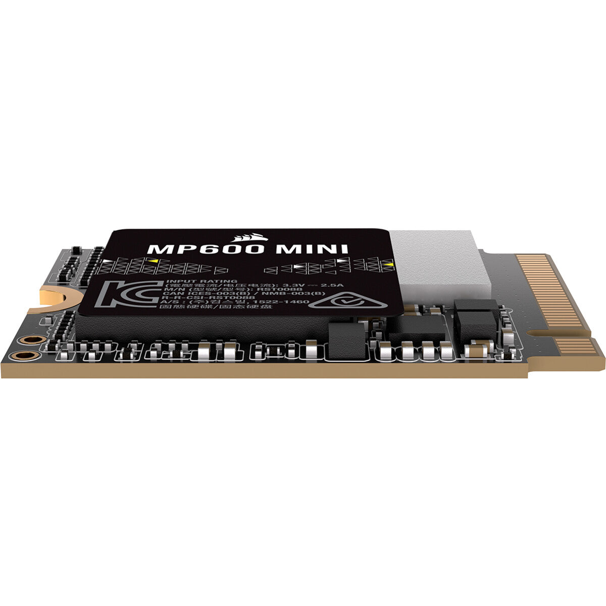 Corsair MP600 Mini - PCI Express 4.0 3D TLC NAND NVMe M.2 SSD - 1 TB