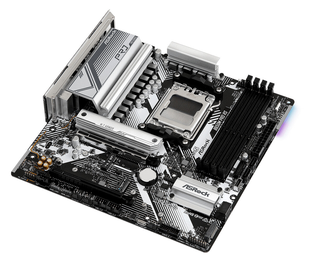 Asrock B650M Pro RS micro ATX motherboard - AMD B650 Socket AM5