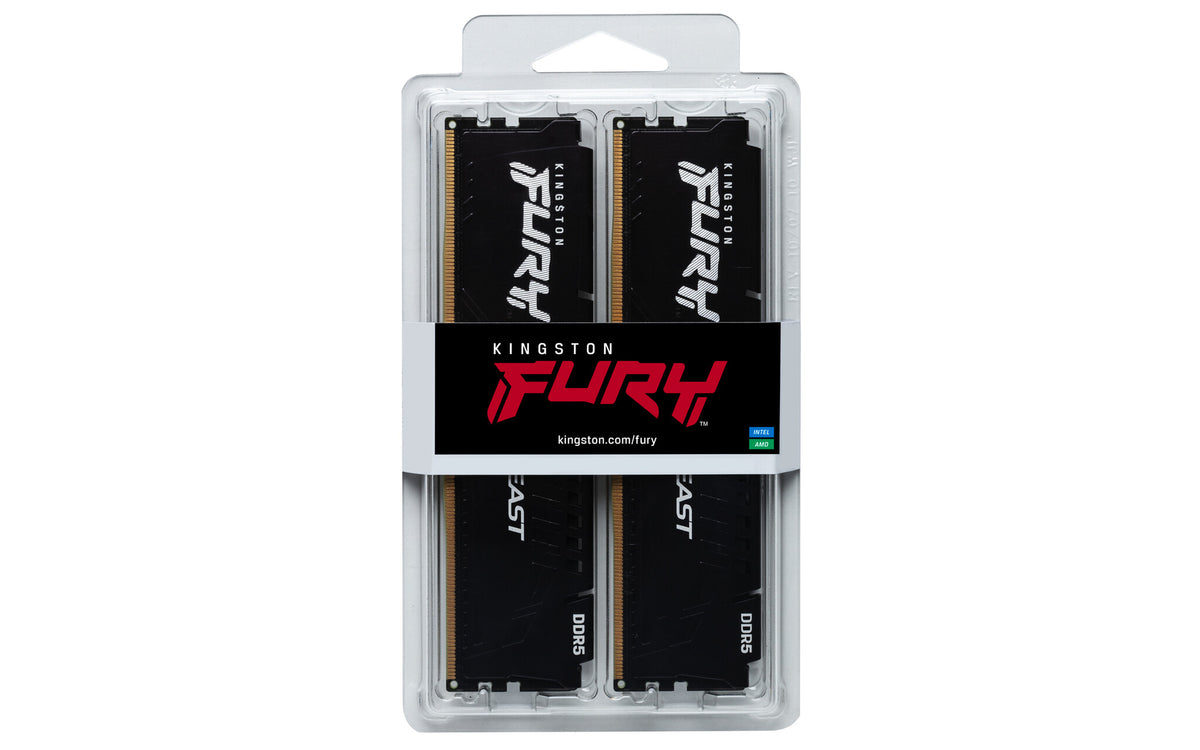 Kingston Technology FURY Beast Black EXPO - 16 GB 2 x 8 GB 5200MT/s DDR5 memory module