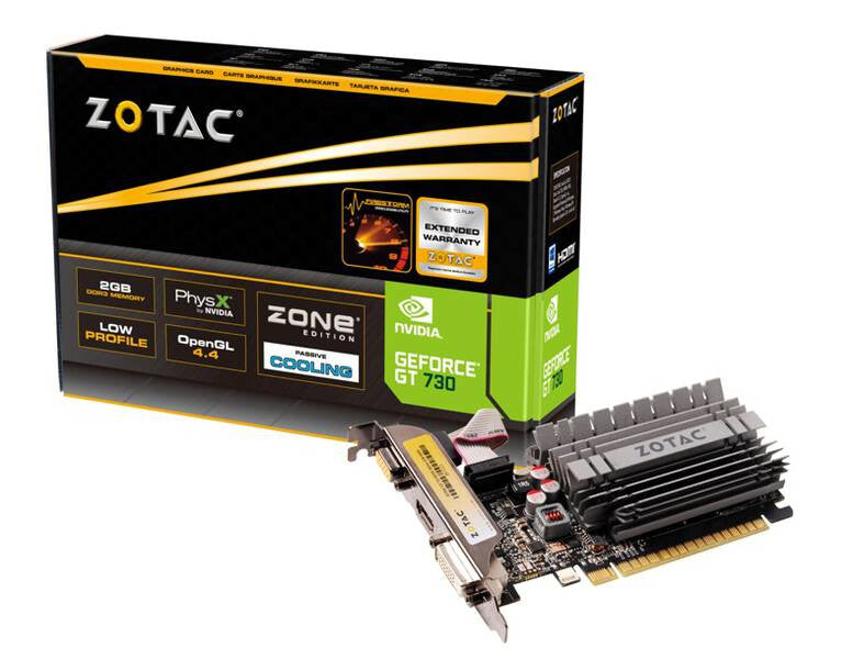 Zotac -  NVIDIA GDDR3 2GB GeForce GT 730 graphics card