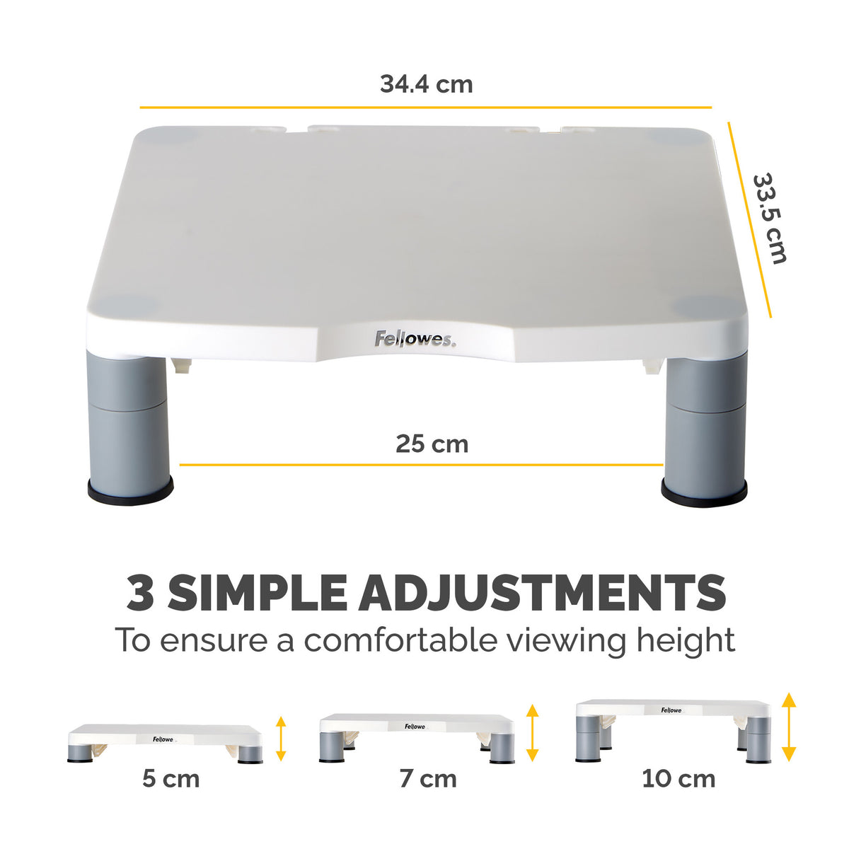 Fellowes 91712 - Desk monitor riser