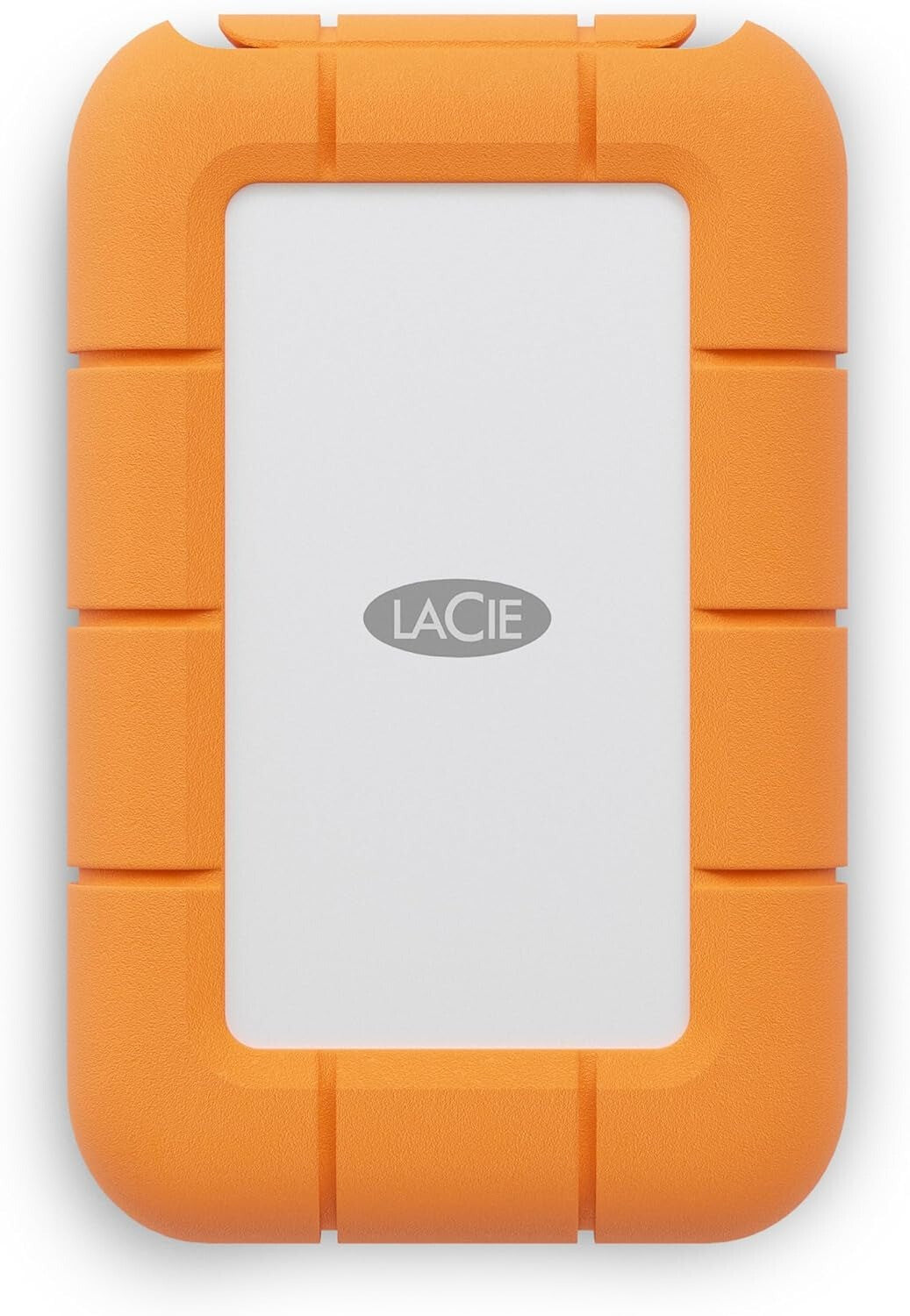 LaCie Rugged Mini - USB-C External HDD in Grey / Orange - 2 TB