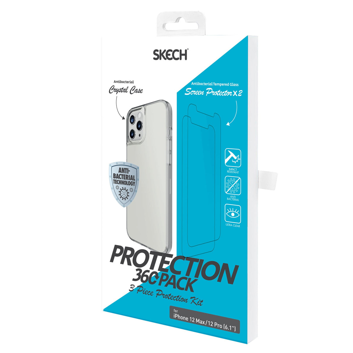 Skech Protection 360 for iPhone 12 / iPhone 12 Pro in Transparent