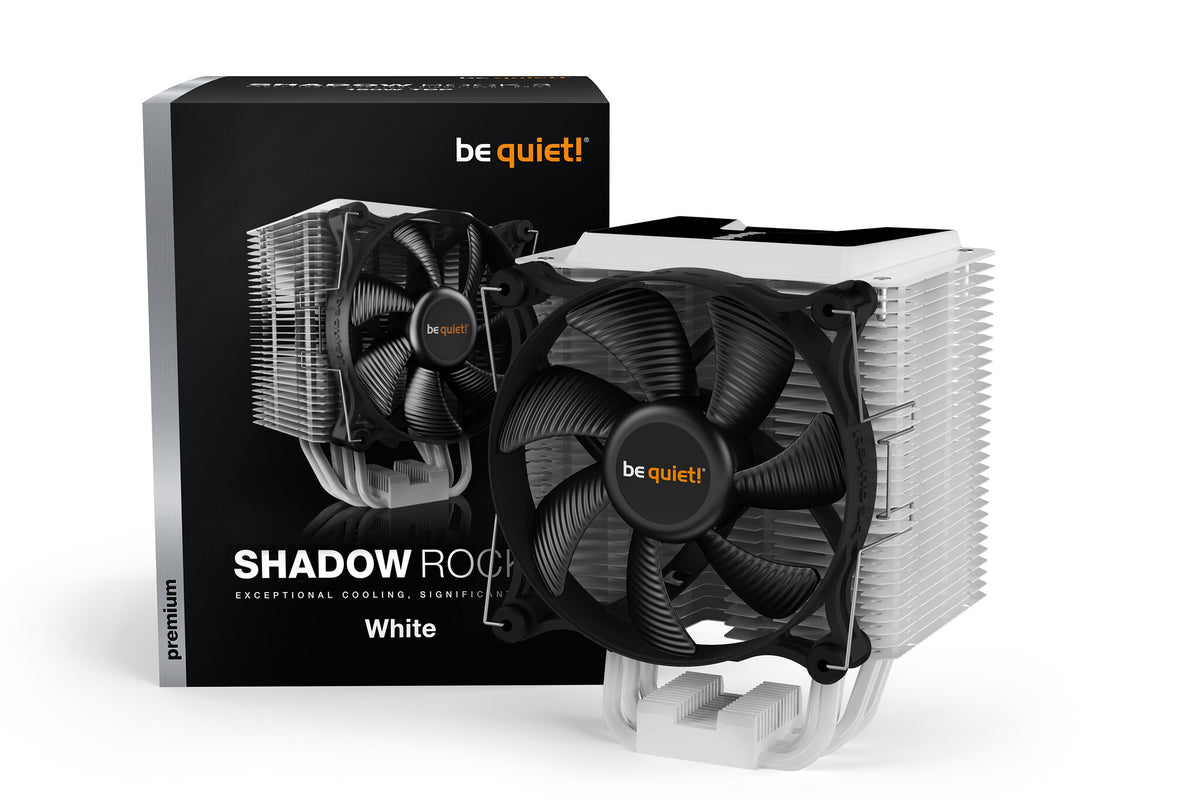 be quiet! Shadow Rock 3 - Processor Air Cooler in White - 120mm