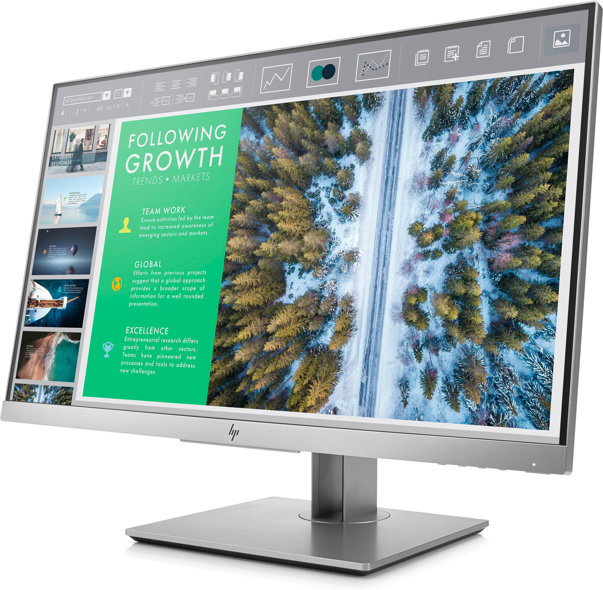 HP EliteDisplay E243 - 60.5 cm (23.8&quot;) - 1920 x 1080 pixels Full HD LED Monitor