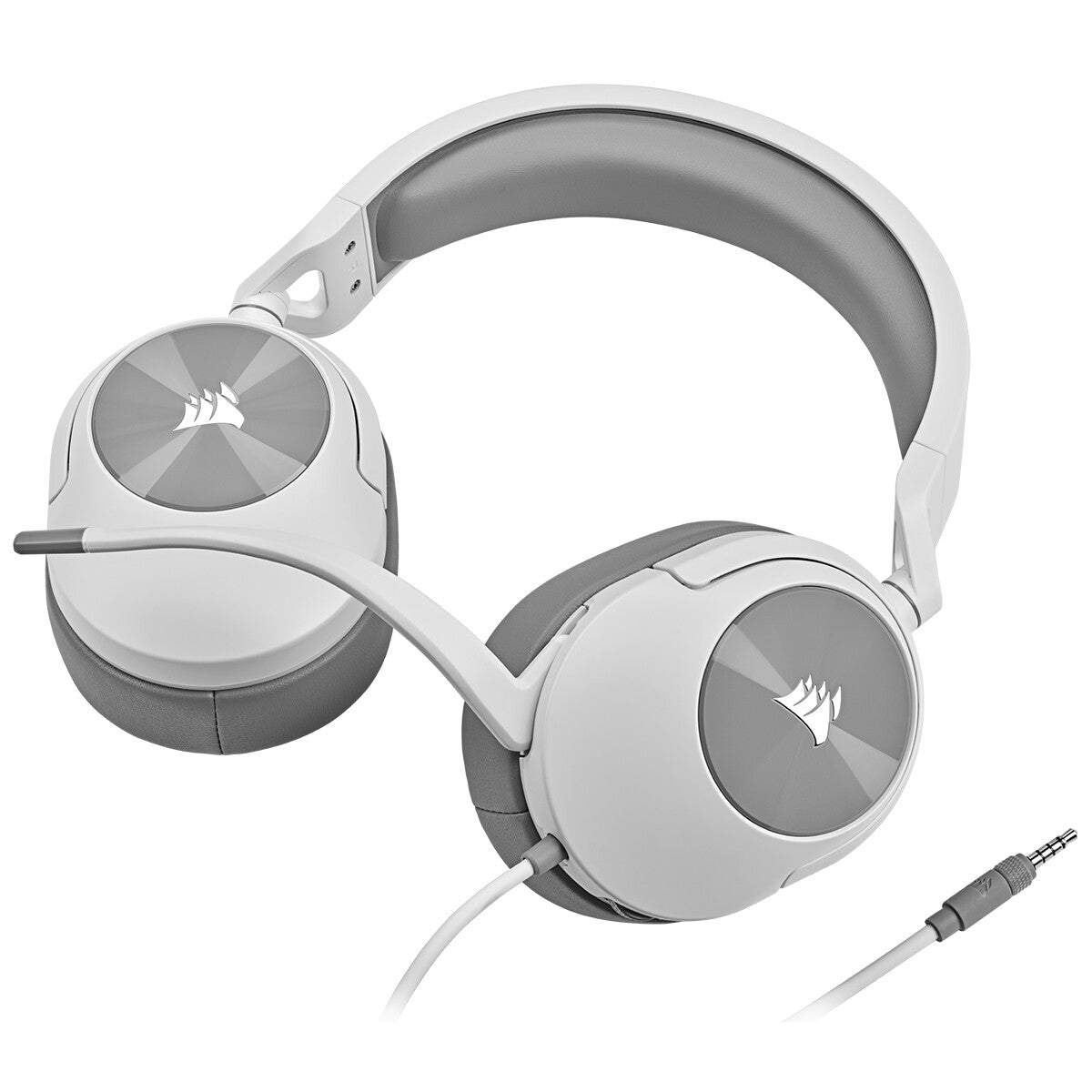 Corsair HS55 STEREO - 3.5mm Wired Gaming Headset in White