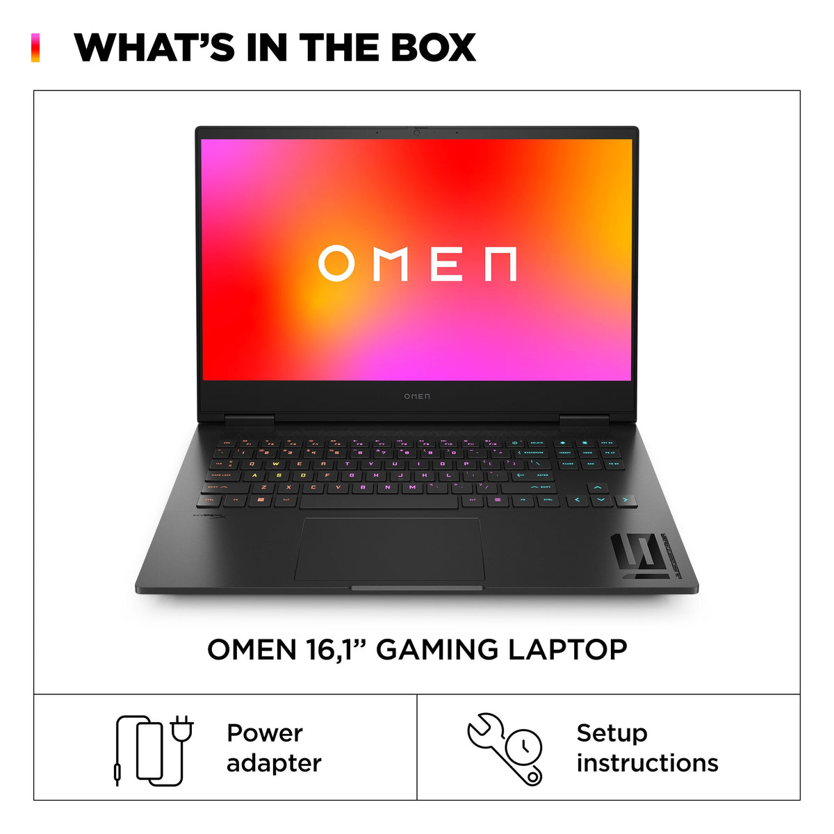 HP OMEN 16 Laptop - 40.9 cm (16.1&quot;) - Intel® Core™ i9-14900HX - 32 GB DDR5-SDRAM - 1 TB SSD - NVIDIA GeForce RTX 4080 - Wi-Fi 7 - Windows 11 Home - Black