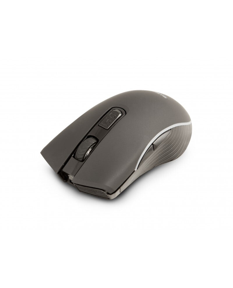 Urban Factory ONLEE -  Ambidextrous RF Wireless + Bluetooth Optical Mouse in Black - 2,400 DPI