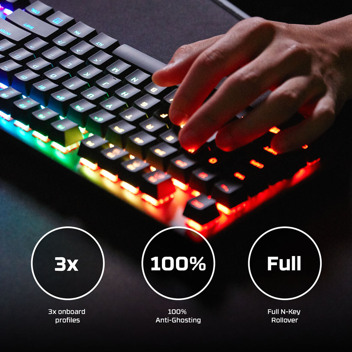 HyperX Alloy Origins - HX Red Switch Mechanical Gaming Keyboard