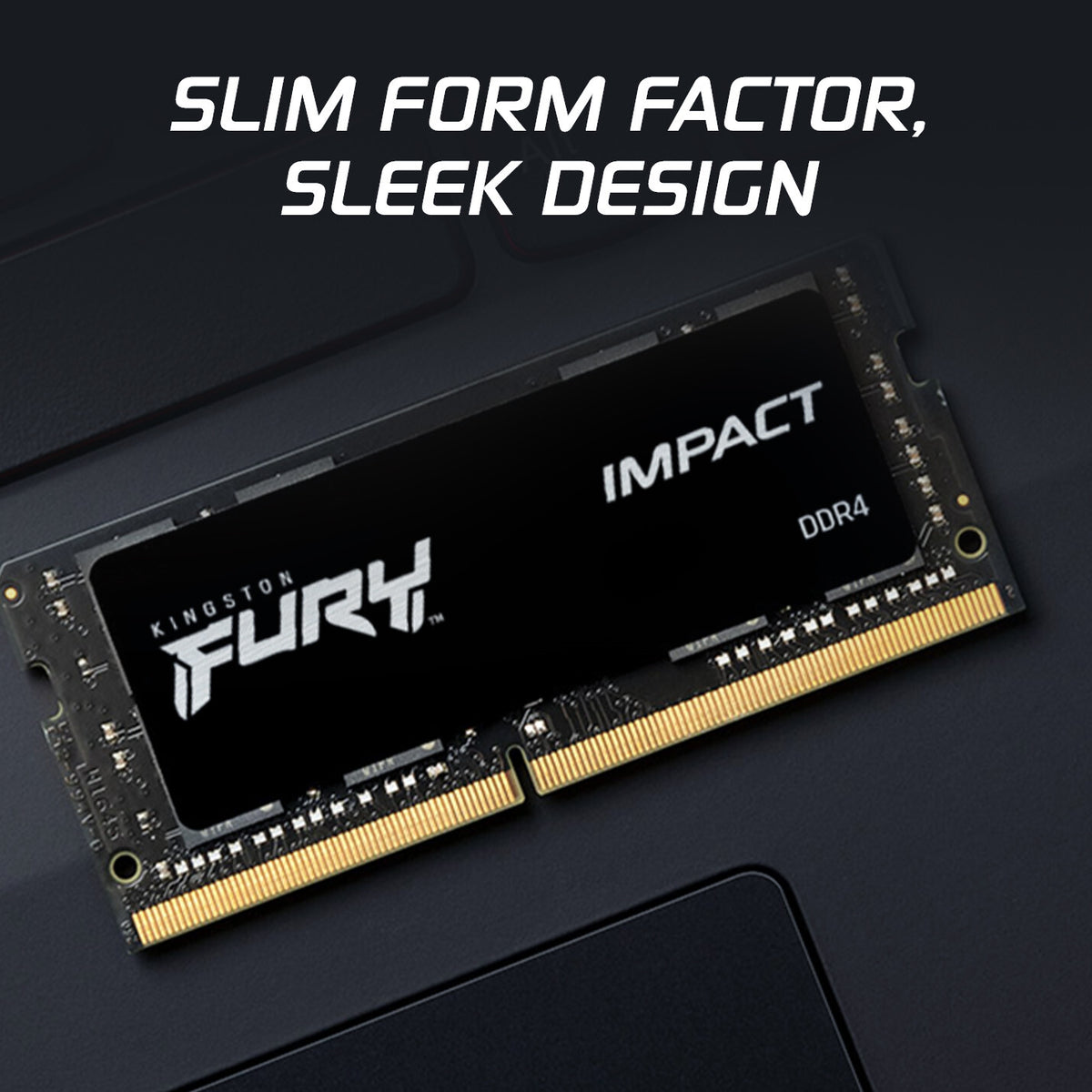 Kingston Technology FURY Impact - 8 GB 1 x 8 GB 3200MT/s DDR4 SO-DIMM memory module