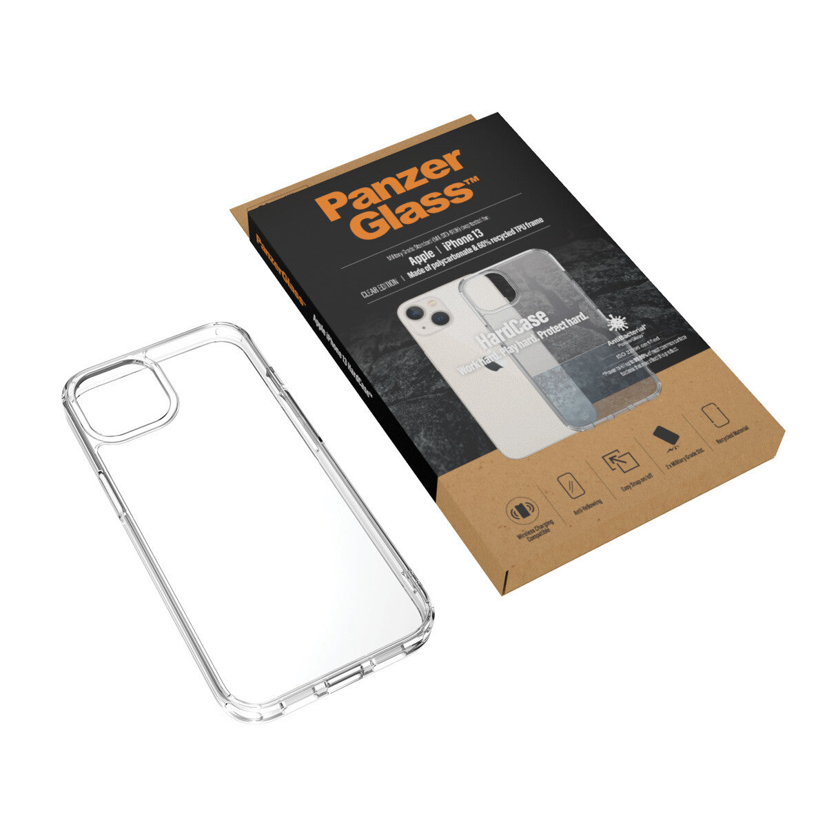 PanzerGlass ® HardCase for iPhone 13 in Transparent