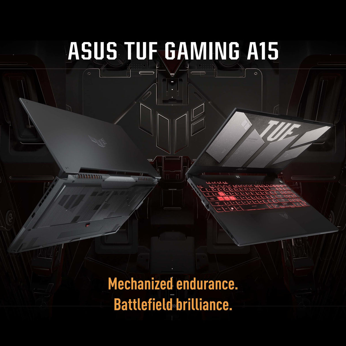 ASUS TUF Gaming A15 Laptop - 39.6 cm (15.6&quot;) - AMD Ryzen™ 7 6800H - 16 GB DDR5-SDRAM - 1 TB SSD - NVIDIA GeForce RTX 3060 - Wi-Fi 6 - Windows 11 Home - Grey