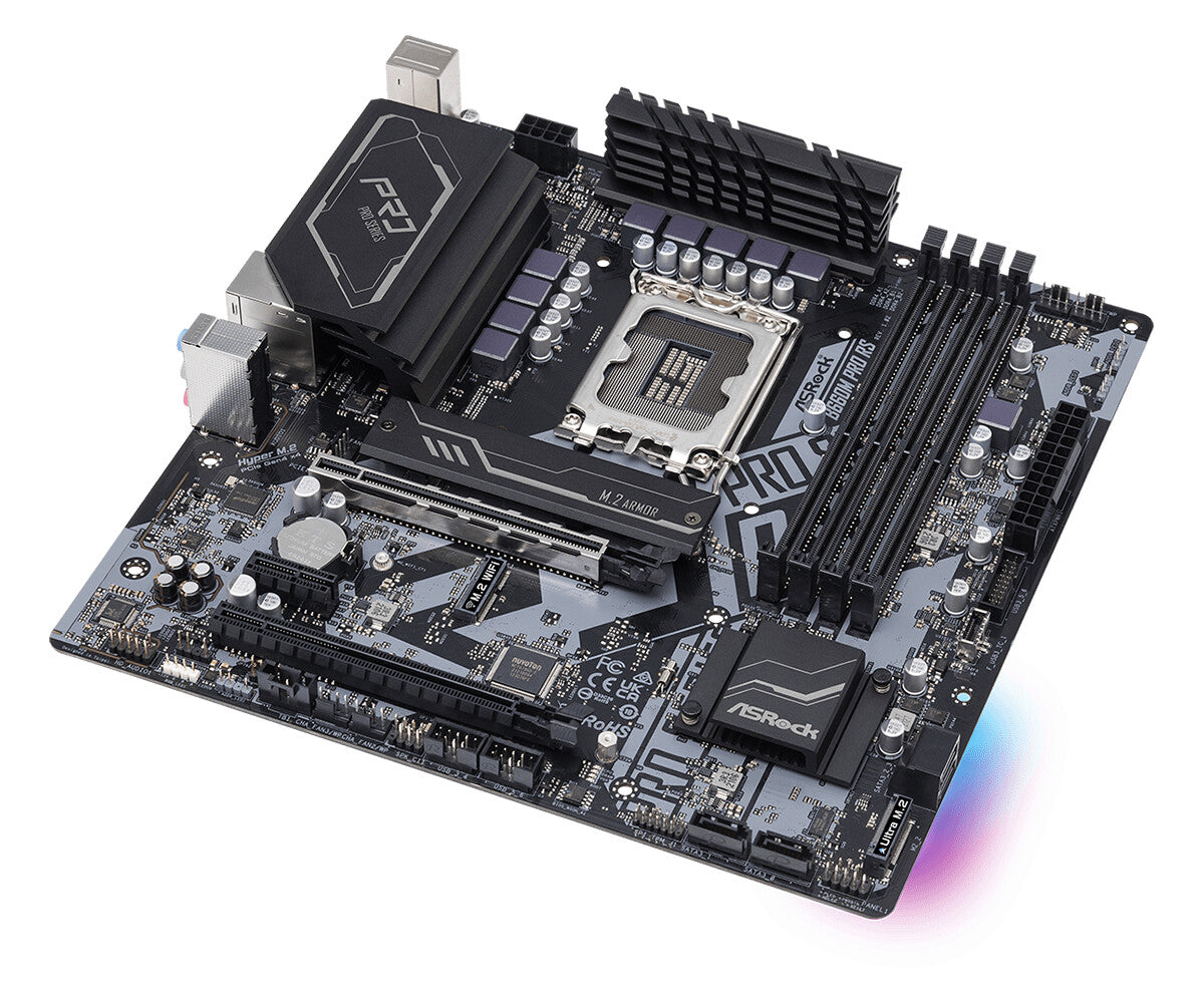 Asrock B660M Pro RS micro ATX motherboard - Intel B660 LGA 1700