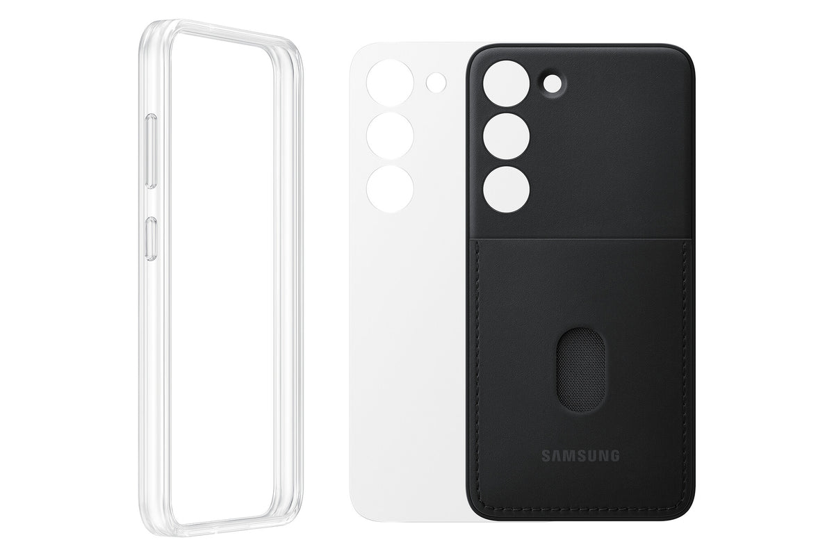 Samsung Frame Case for Galaxy S23 in Transparent / Black