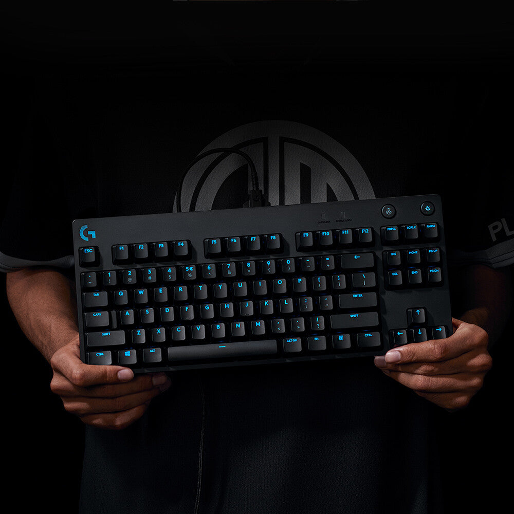 Logitech G - G PRO TKL - USB Wired RGB Mechanical Gaming Keyboard in Black (QWERTY UK)