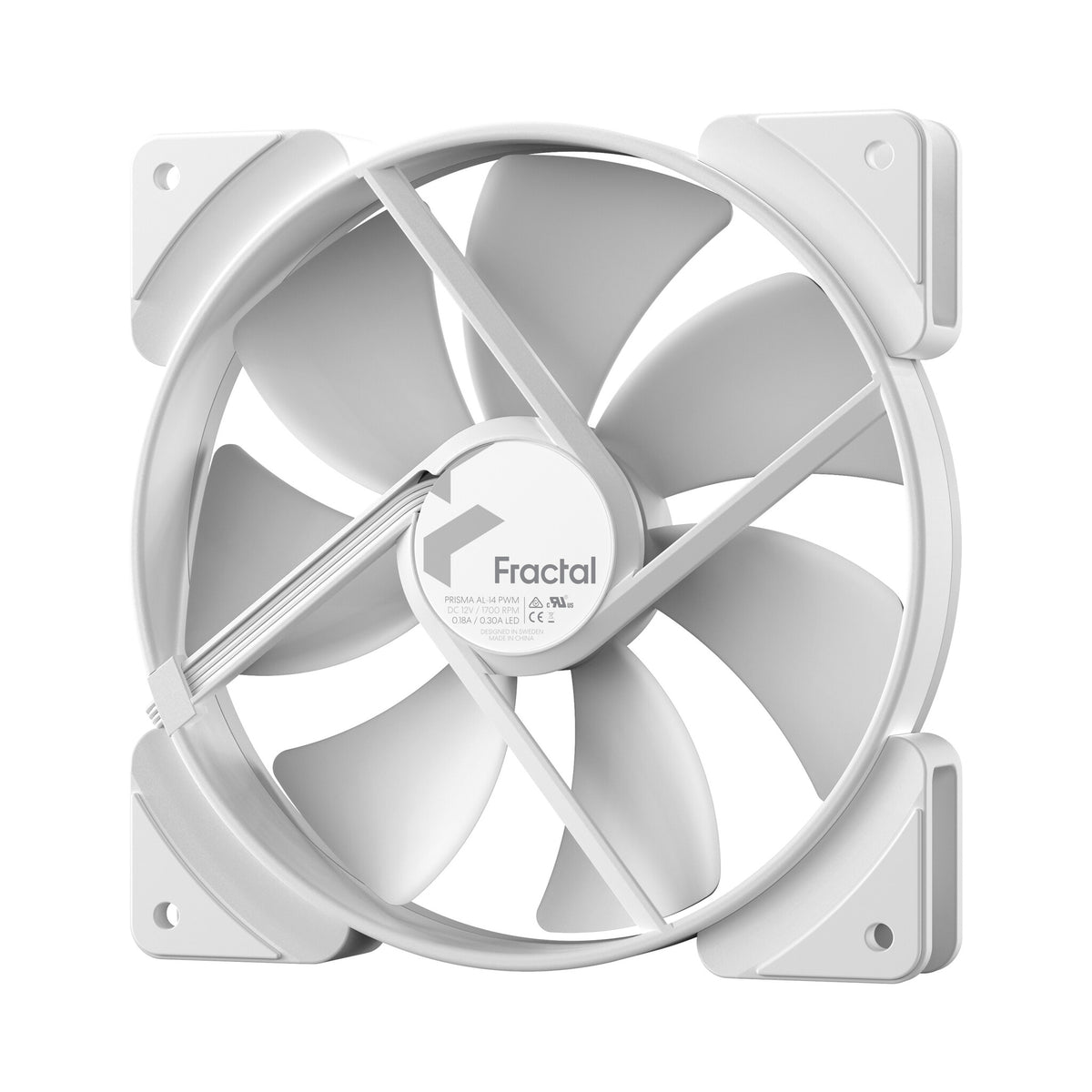 Fractal Design Prisma - Computer case Fan in White - 140mm