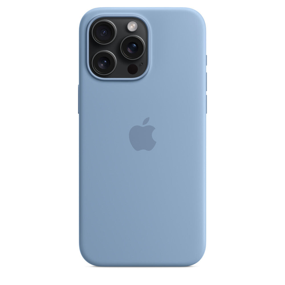 Apple MT1Y3ZM/A - Silicone Case with MagSafe for iPhone 15 Pro Max in Winter Blue