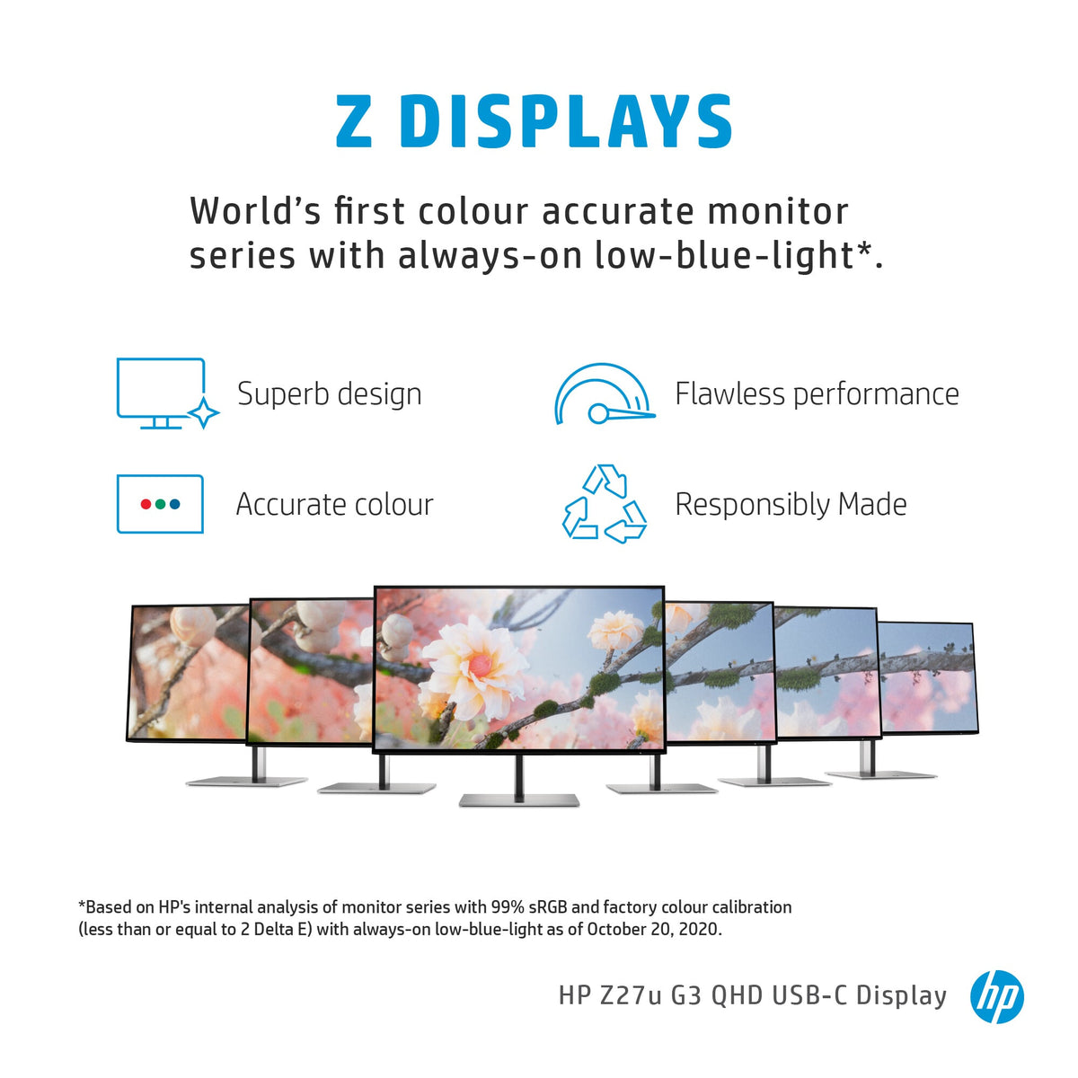 HP Z27U G3 - 68.6 cm (27&quot;) - 2560 x 1440 pixels 2K Ultra HD LED Monitor