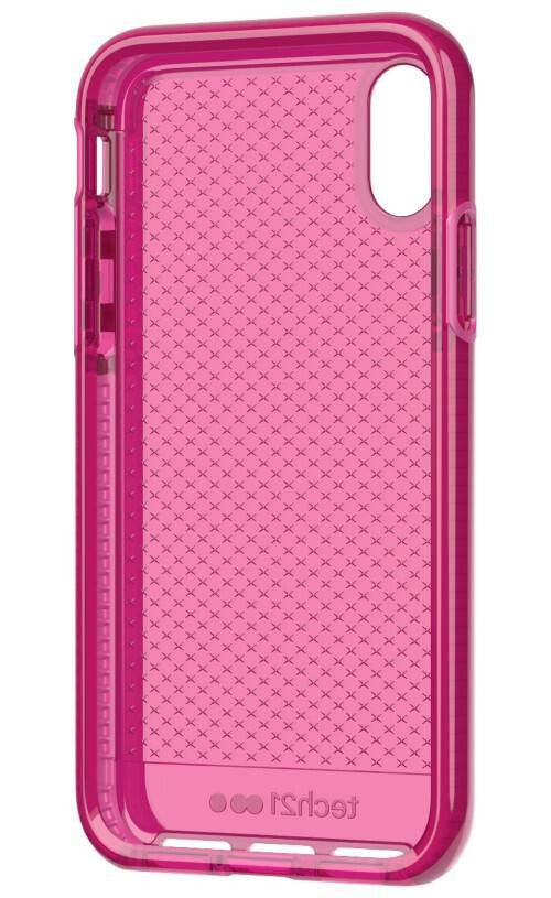 Tech21 Evo Check for iPhone X in Fuchsia