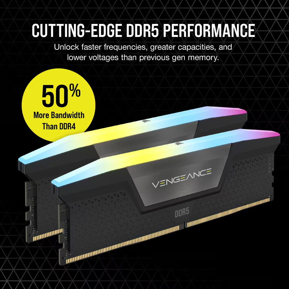 Corsair Vengeance RGB - 32 GB 2 x 16 GB DDR5 6400 MHz memory module