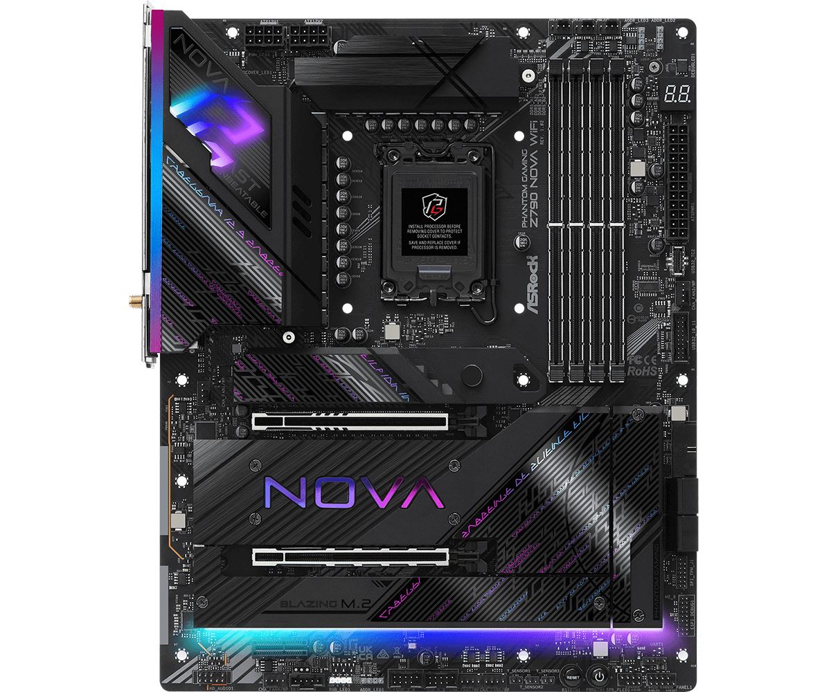 Asrock Z790 Nova WiFi ATX motherboard - Intel Z790 LGA 1700