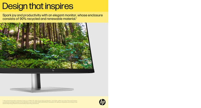 HP E24Q G5 - 60.5 cm (23.8&quot;) - 2560 x 1440 pixels QHD Monitor