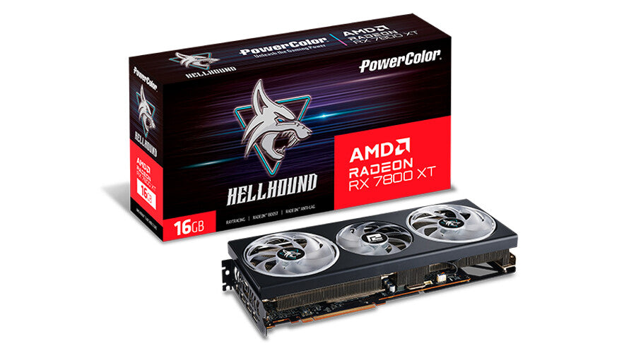 PowerColor Hellhound - AMD 16 GB GDDR6 RX 7800 XT graphics card