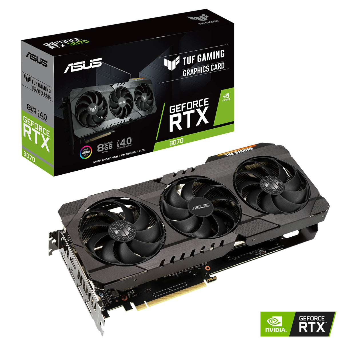 ASUS TUF Gaming - NVIDIA 8 GB GDDR6 GeForce RTX 3070 graphics card