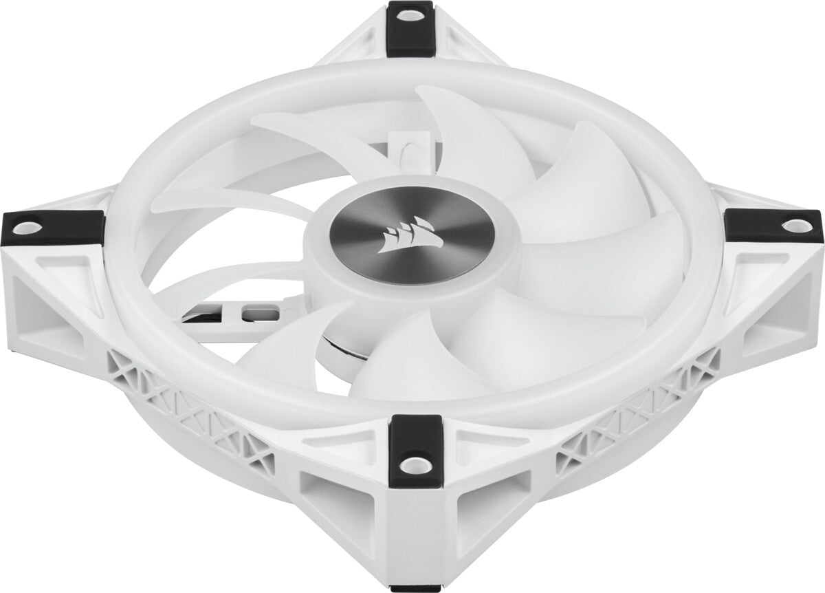 Corsair iCUE QL120 - Computer Case Fan in White - 120mm (Pack of 3)